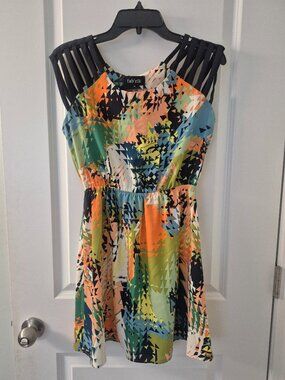 Fab'rik Abstract Printed Dress